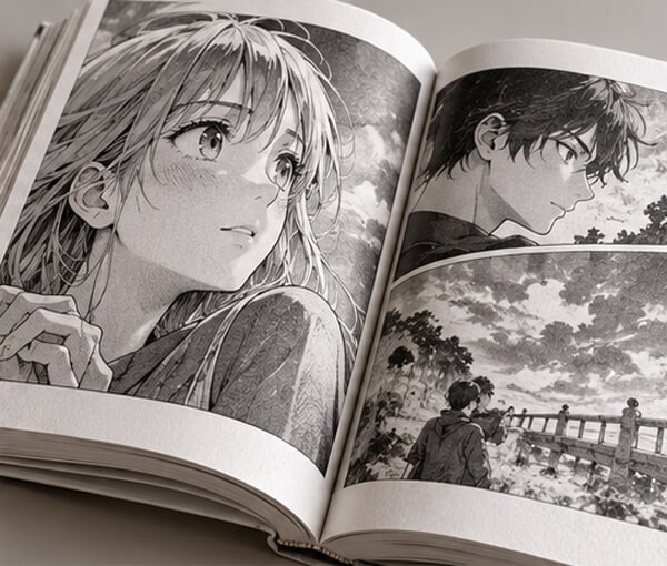 A2 Grayscale Manga