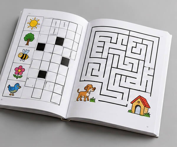 A2 Puzzle & Maze Books