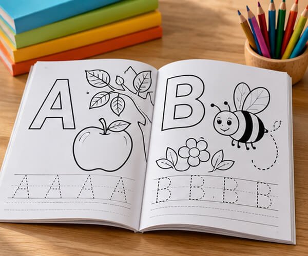 A3 Educational Coloring Books