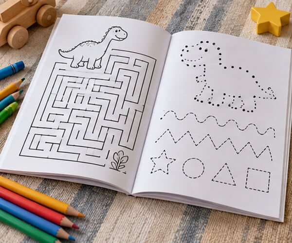 A4 Activity & Coloring Books