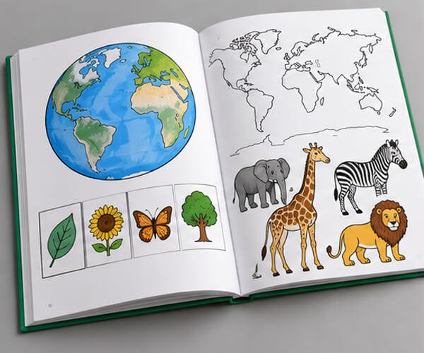 A4 Educational Activity Books