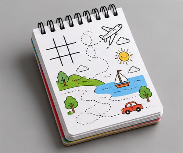 A5 Travel Activity Books