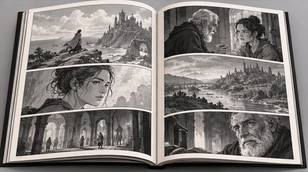 C3 Grayscale Artwork