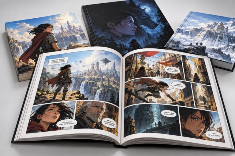 Custom Comic Book Printing Manufacturer