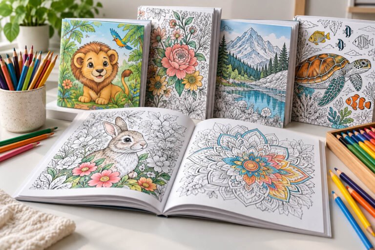 P1 Hero Image Coloring Book Printing