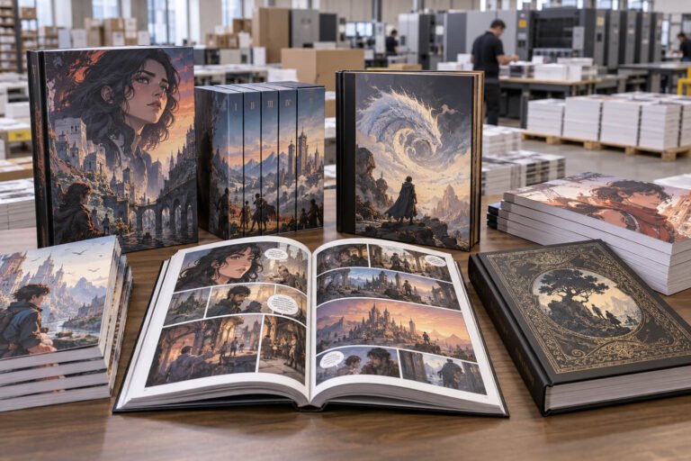 P12 Graphic Novel Printing For Publishers, Creators & Studios