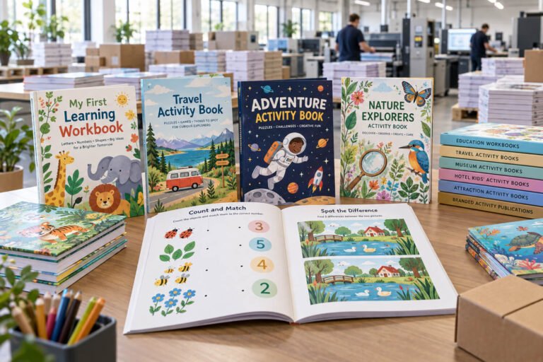 P9 Activity Book Printing For Publishers, Education & Brands